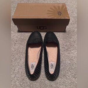 UGG Women’s Black Studded Loafers Size: 7